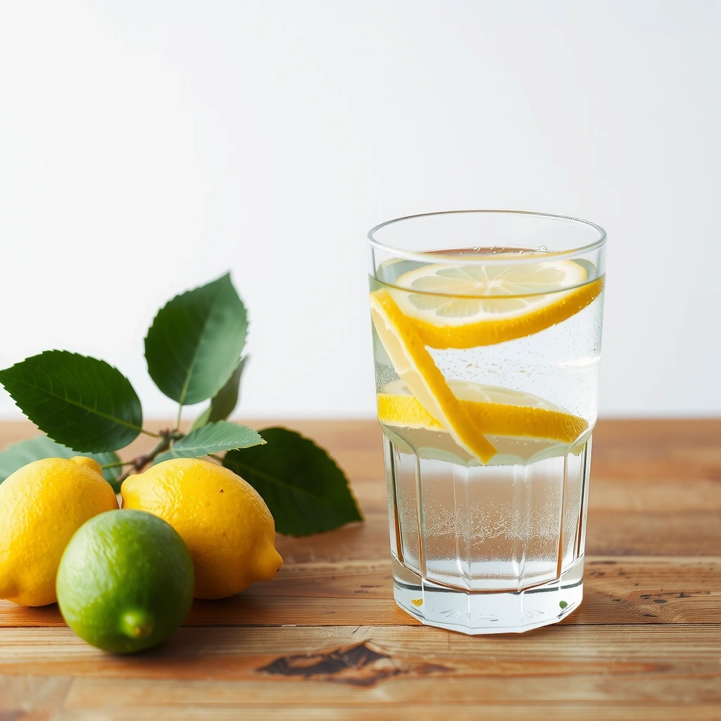 Wasser mit Zitrone
